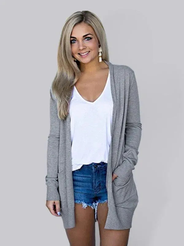 Drune | Gestrickter Frauen Strickjacke Pullover