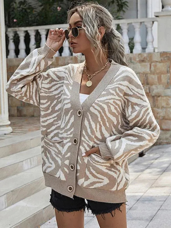 Drune | Lockerer Strickpullover Strickjacke