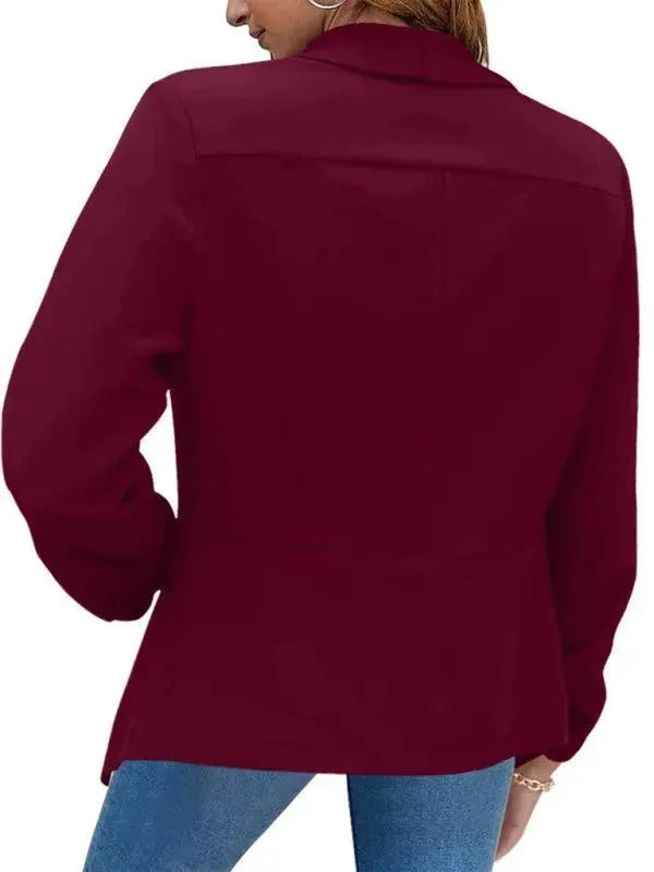 Drune | Freizeit Slim Fit V-Ausschnitt Damen Blazer