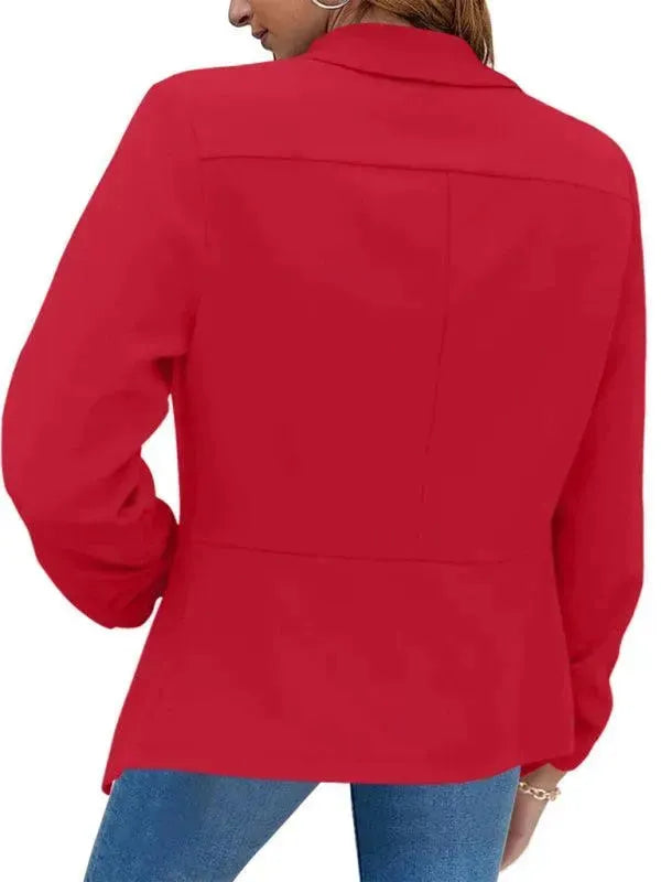 Drune | Freizeit Slim Fit V-Ausschnitt Damen Blazer