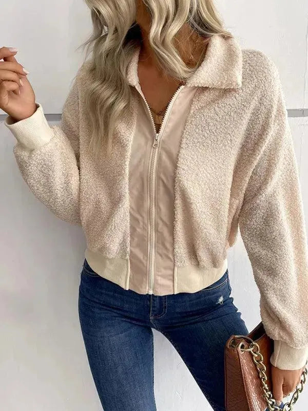 Drune | Stilvolle Slim Fit Zip Damen Winterjacke