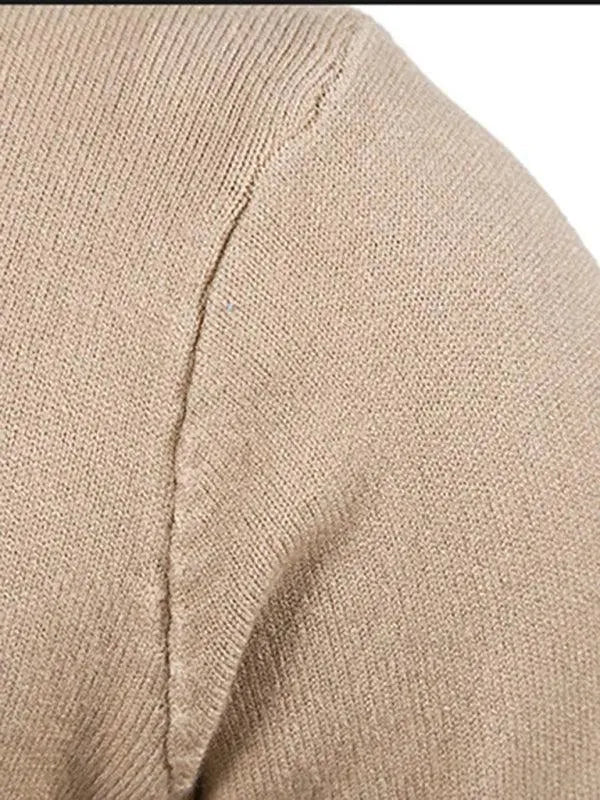 Drune | Einfarbiger Herren Strickjacke Pullover
