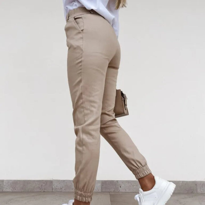 Drune | Schicke Slim-Fit Hose aus Stretchstoff