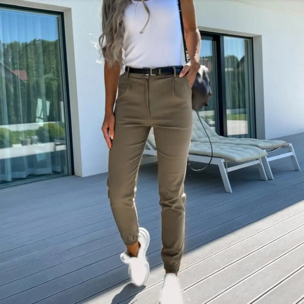Drune | Schicke Slim-Fit Hose aus Stretchstoff