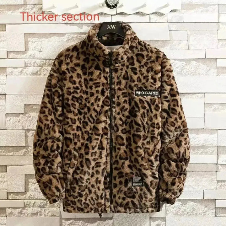 Drune | Lässige Schildkröte Bedruckte Herren Fleecejacke
