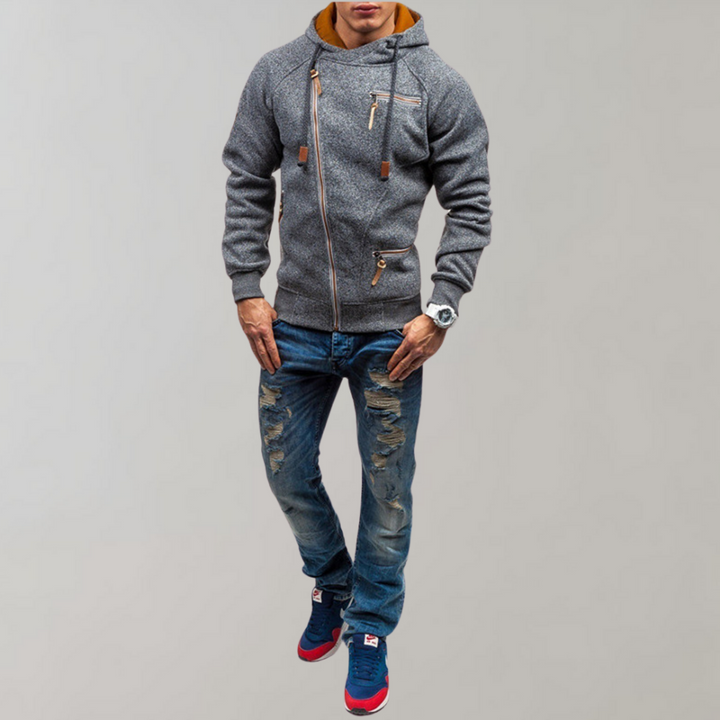 Drune | Lässiger Reißverschluss-Hoodie