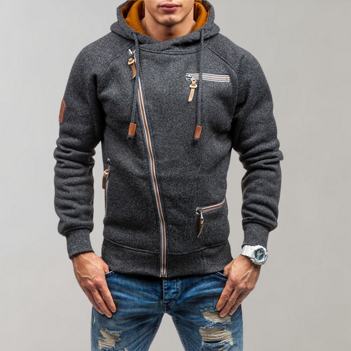 Drune | Lässiger Reißverschluss-Hoodie
