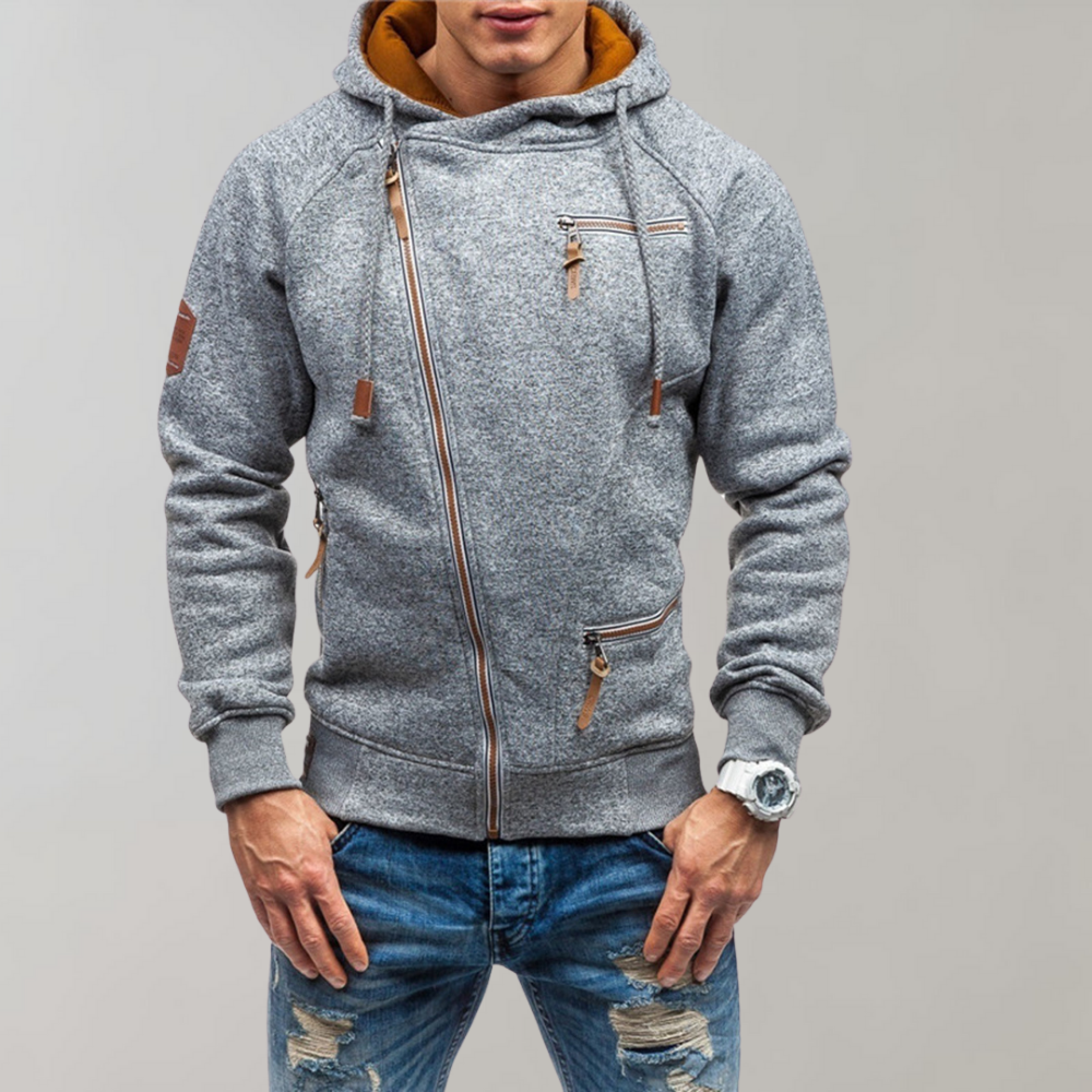 Drune | Lässiger Reißverschluss-Hoodie