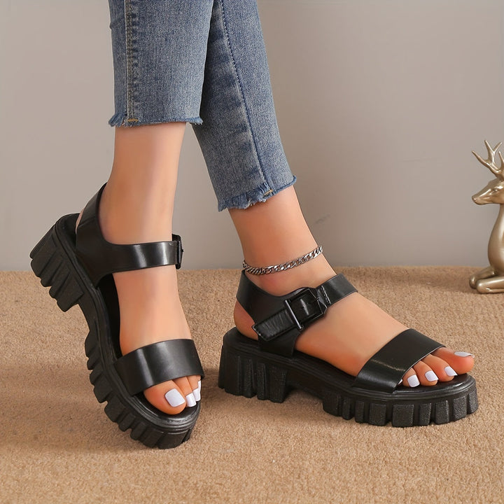 Drune | Plateau Sandalen Stil