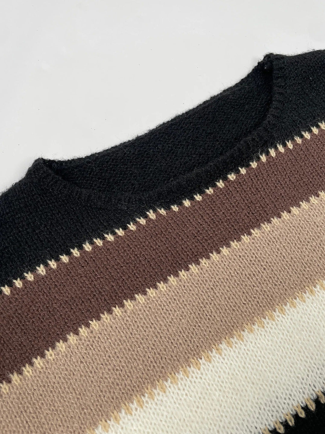 Drune | Gestreifter Strickpullover