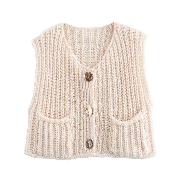 Drune | Ärmellose Gestrickte Weste