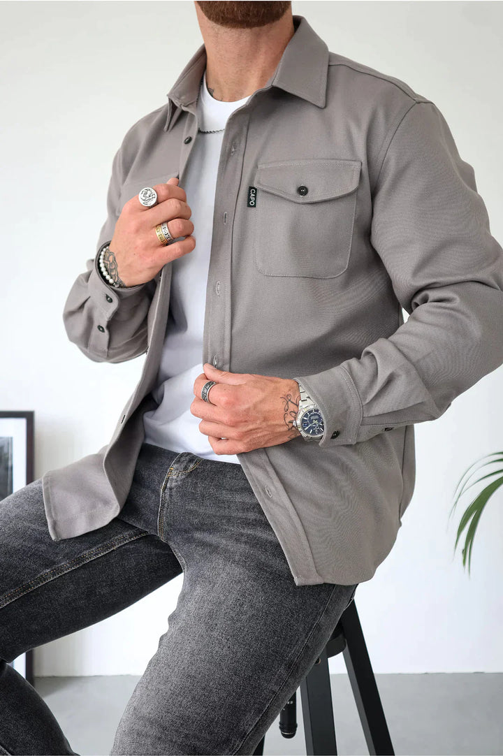 Drune | Premium-Jacke mit Knopfverschluss für Herren | Stylische und bequeme Jacke