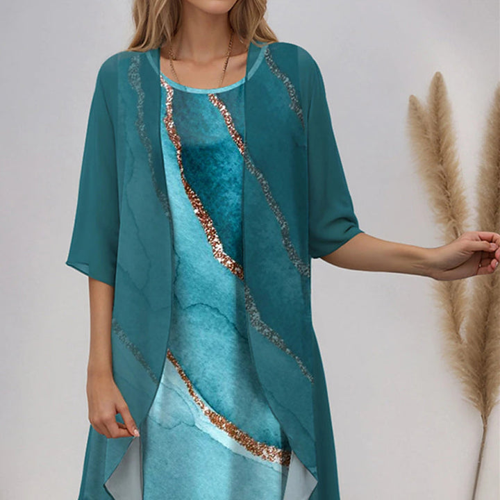 Drune | Chic & Bequem Blusen Und Kleid Ensemble