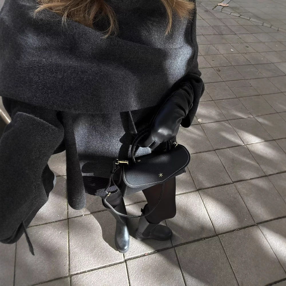 Drune | Poncho mit Asymmetrischem Cape