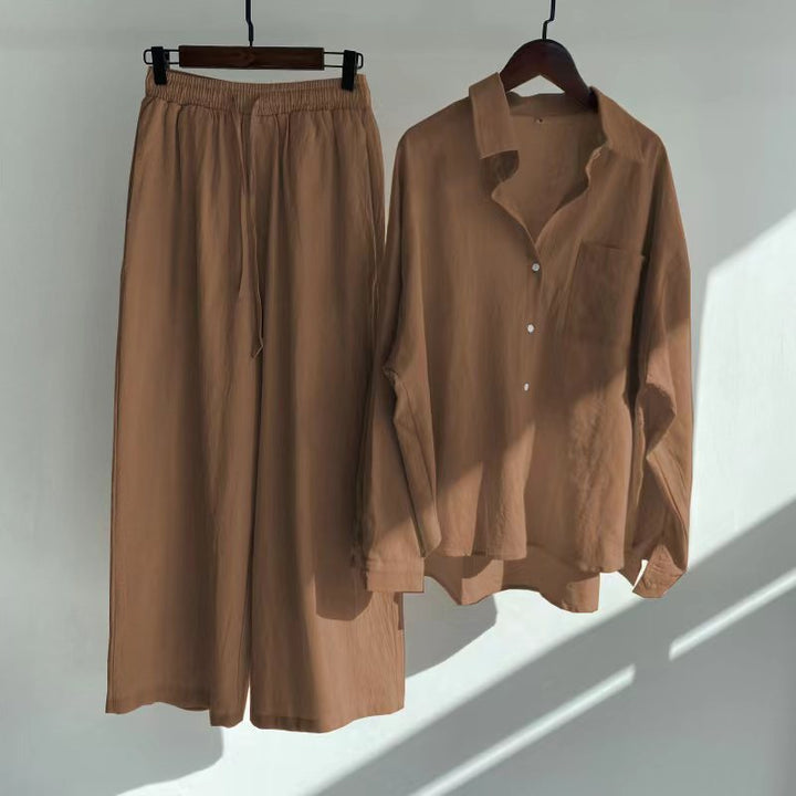 Drune | Stylisches Und Zweiteiliges Leinen Set