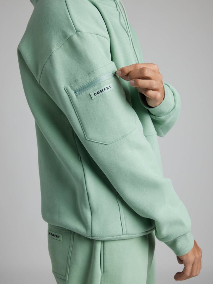 Drune | Bequemer Reise-Hoodie mit Flugmodus-Grafik
