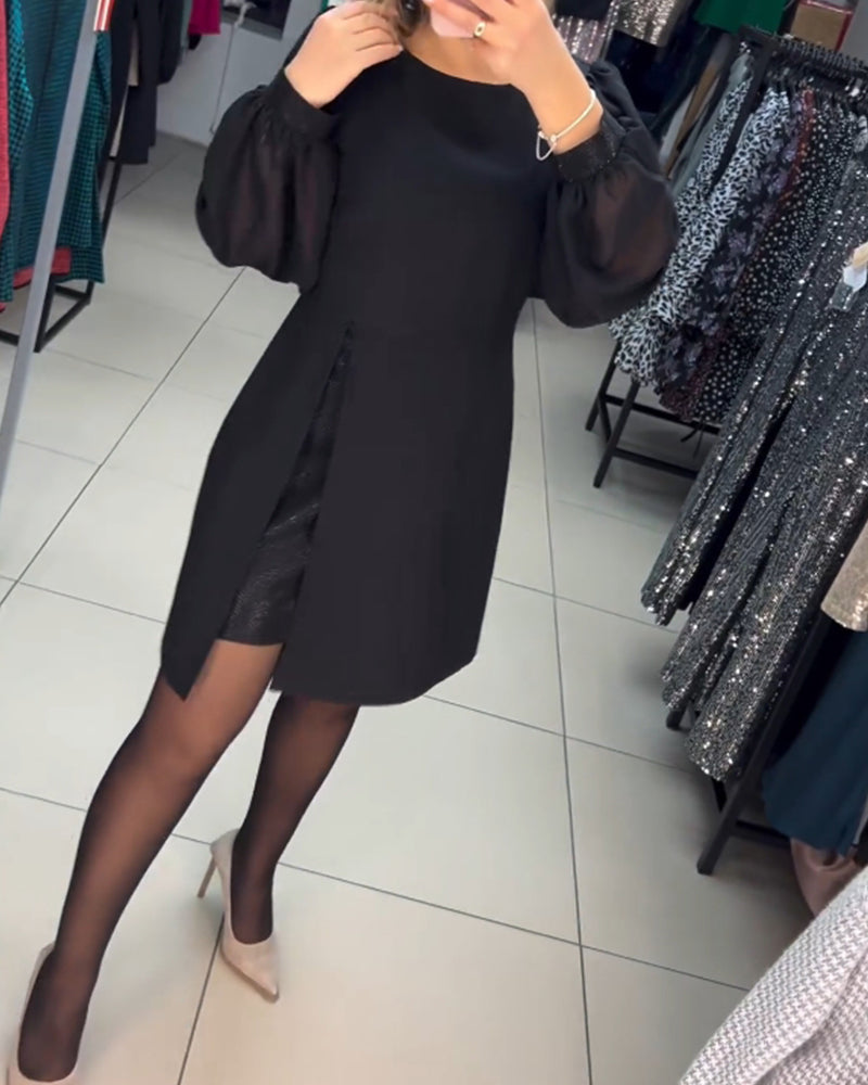 Drune | Einfarbiges Damenkleid
