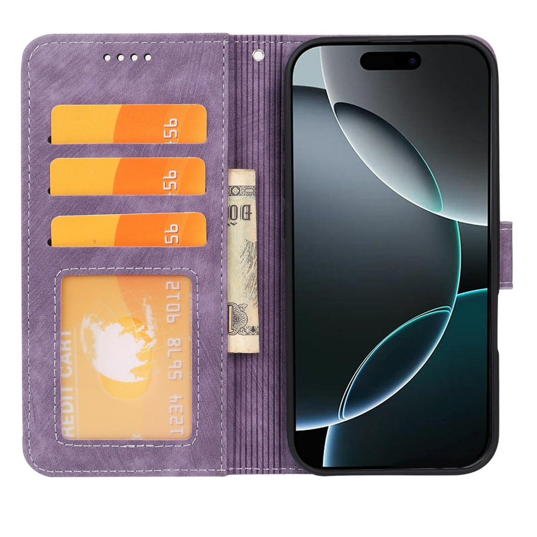 Drune | Apple kleine runde Schnalle Flip Handyhülle