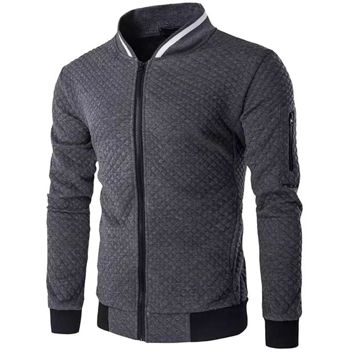 Drune | Jacquard Zip-Bomberjacke