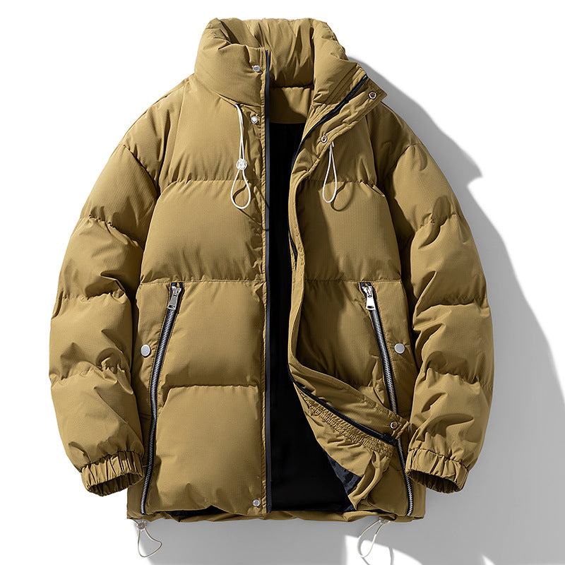 Drune | Herren Winterjacke aus Baumwolle mit Stehkragen - Warm und gefüttert, oversized