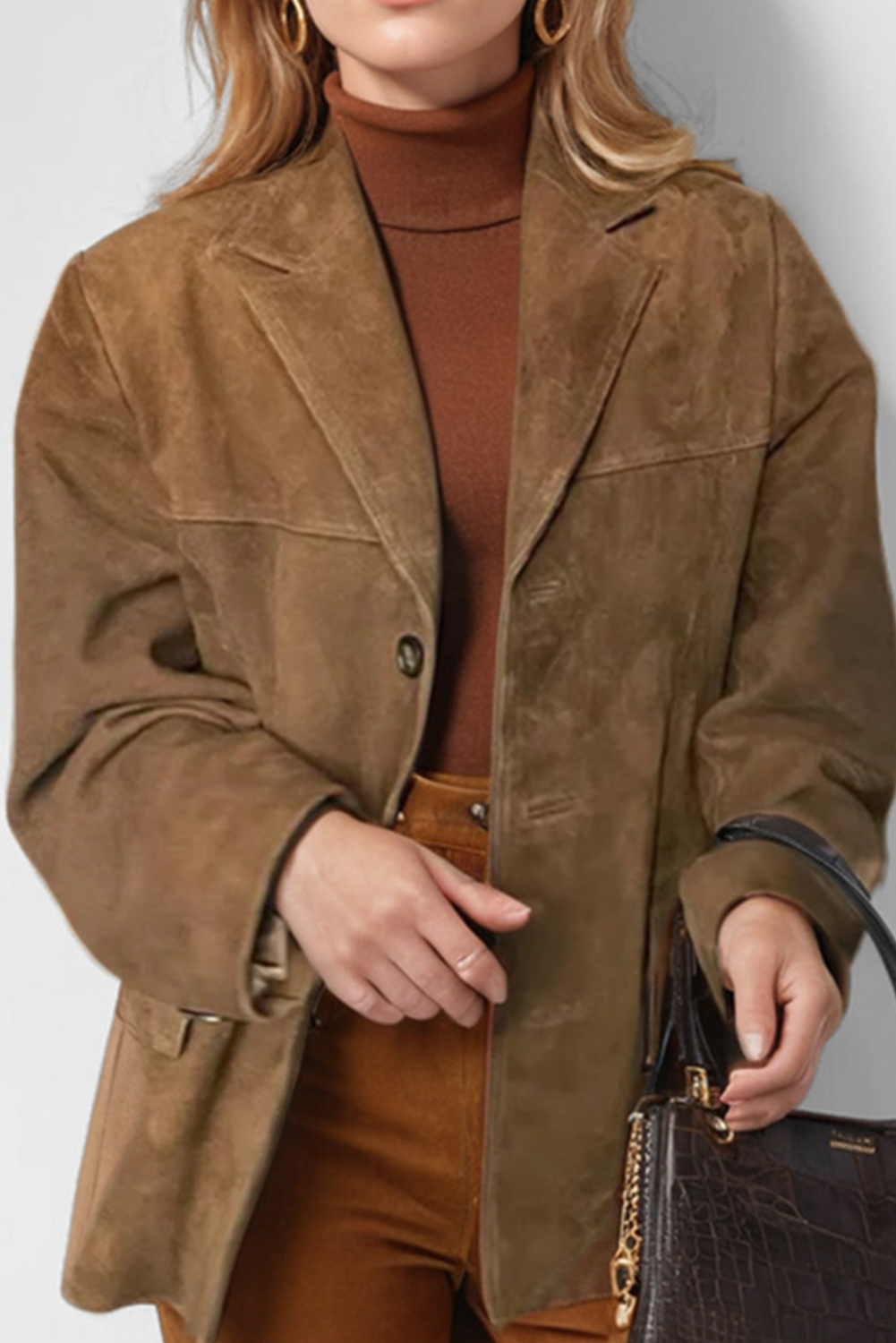 Drune | Vintage Café Jacke mit Revers und Paspeltaschen und Knöpfen