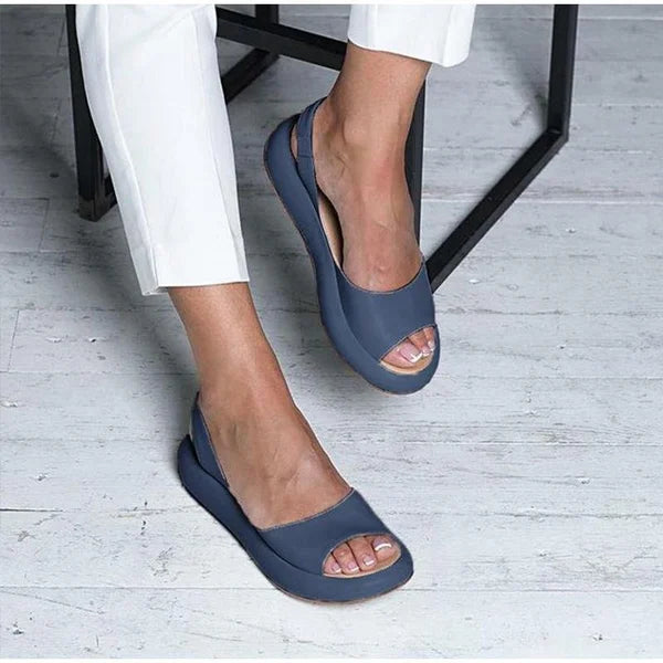 Drune | Damen Bequeme Schlichte Sandalen Freizeit