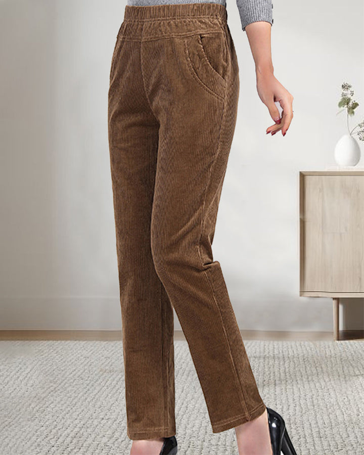 Drune | Einfarbige Lässige Taschenhose