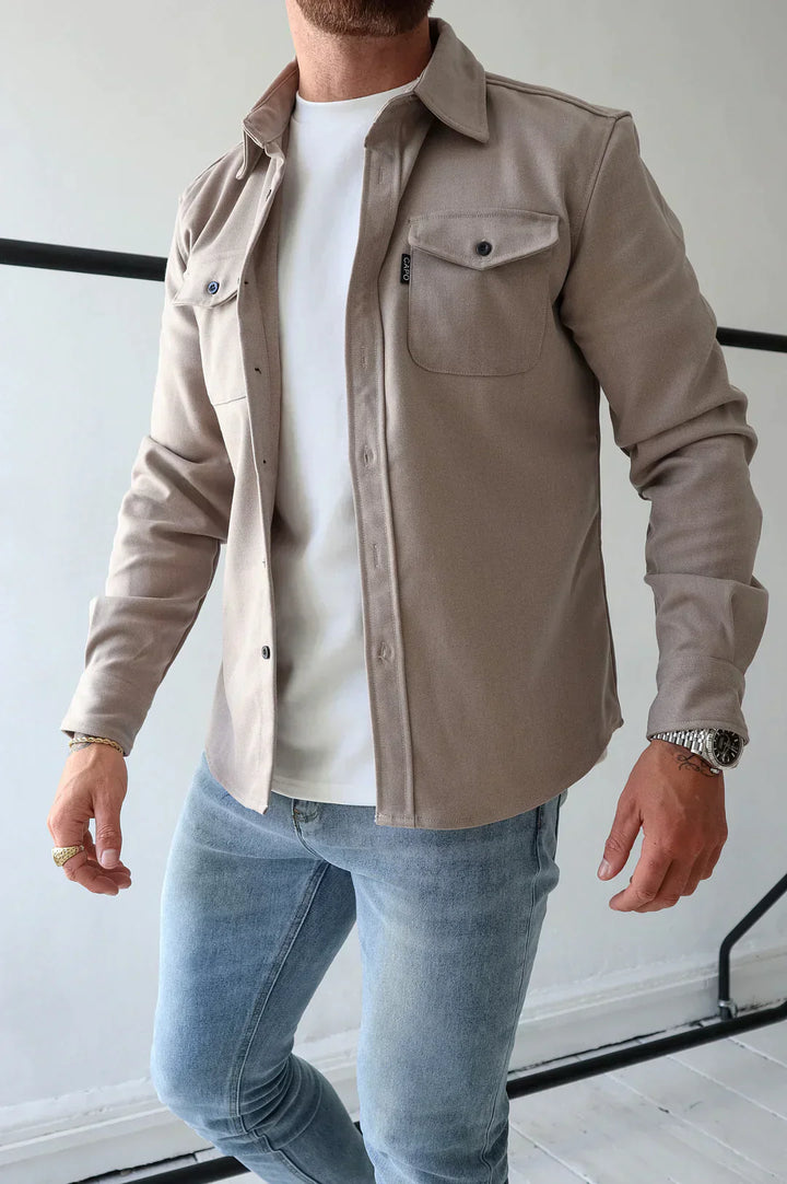 Drune | Premium-Jacke mit Knopfverschluss für Herren | Stylische und bequeme Jacke