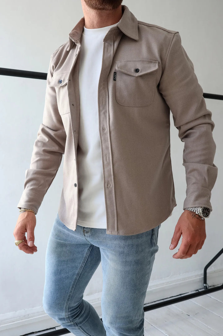 Drune | Modernes Hemd Jackett für Herren