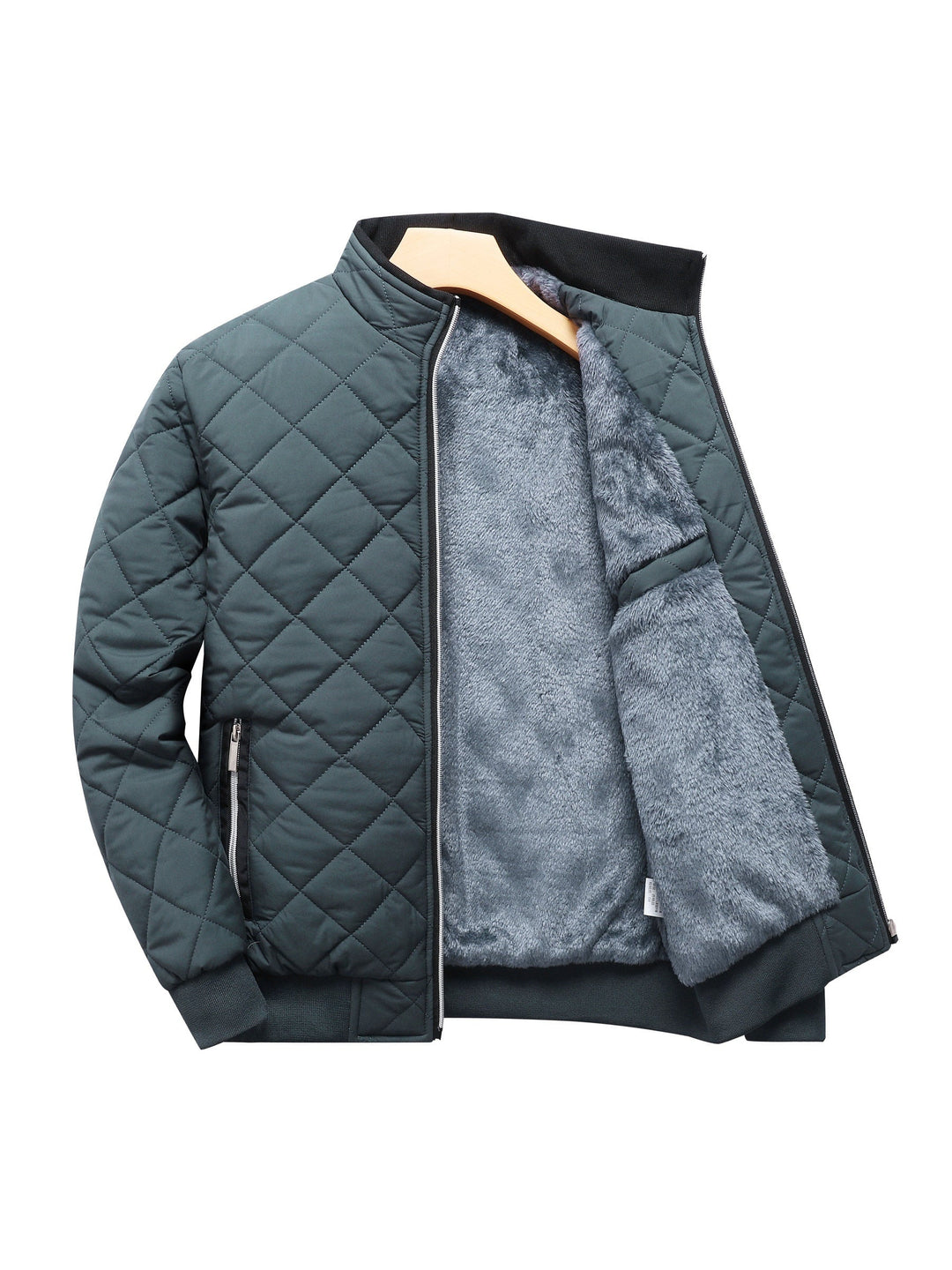 Drune | Winterjacke Casual Solid Fleece Warm Puffer für Herren - Perfekt für kalte Wintertage