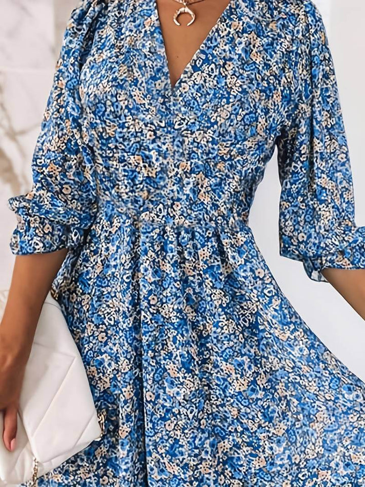 Drune | Boho Puff Ärmel Kleid