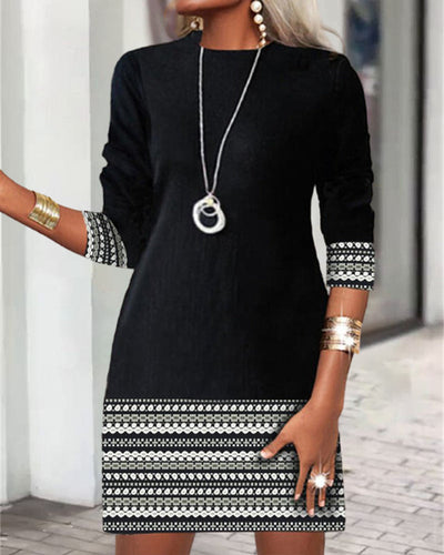 Drune | Patchwork Print Kleid