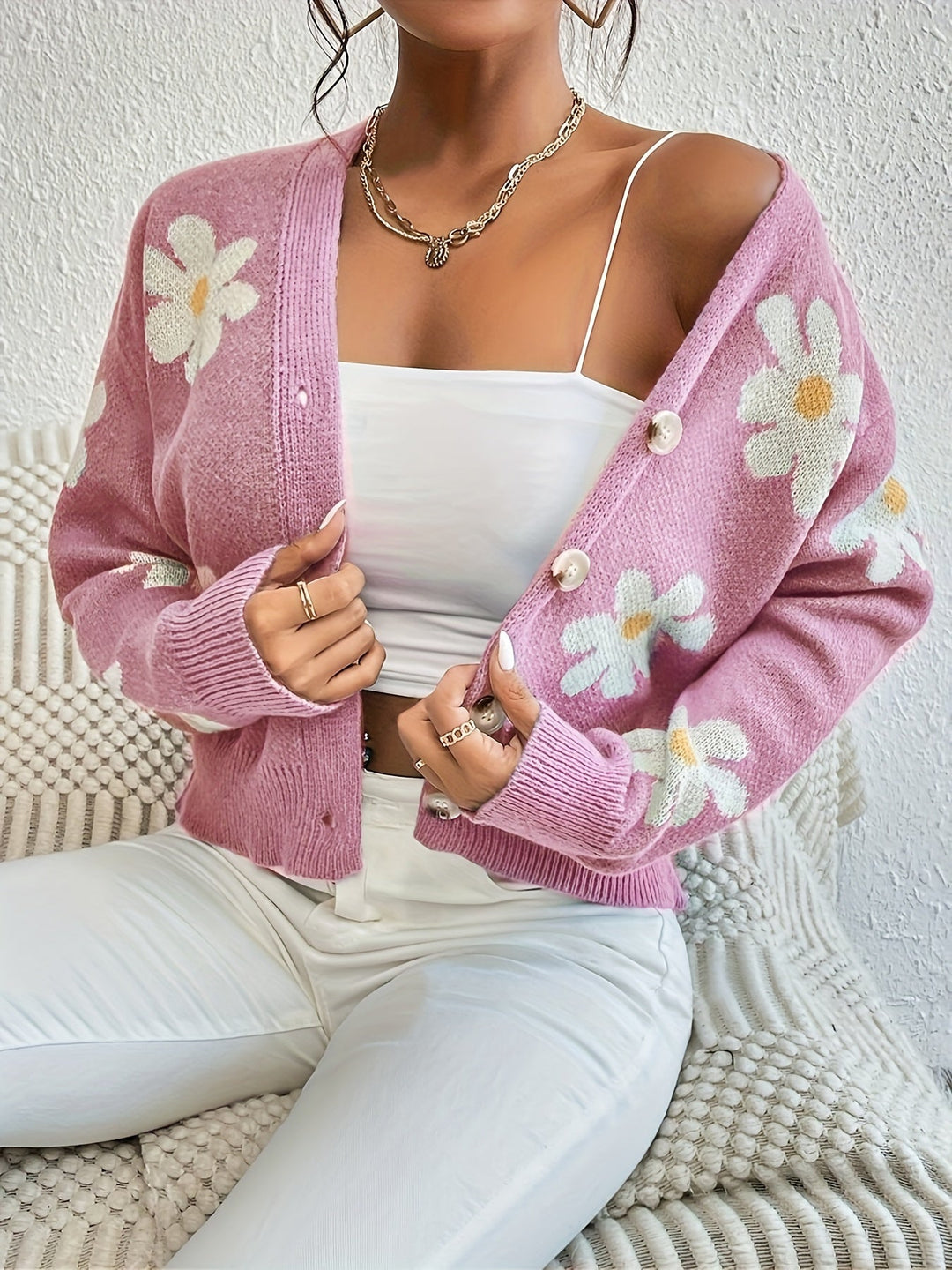 Drune | mit Blumenmuster und langen Ärmeln Für Frauen