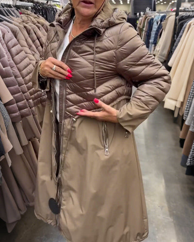 Drune | Gesteppte Jacke mit Kapuze