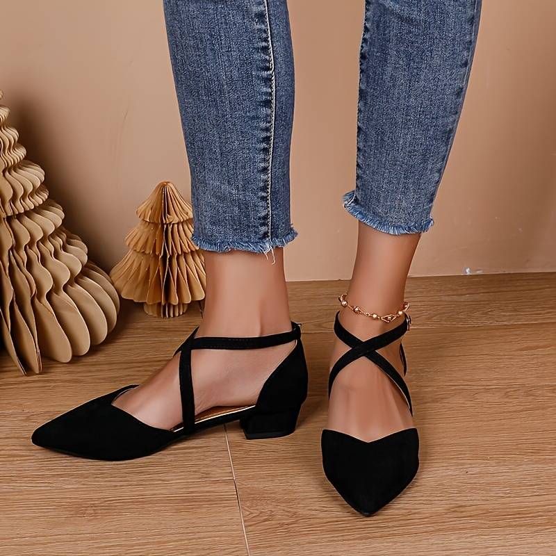 Drune | Damen Niedrige Absatz Sandalen Stilvoll