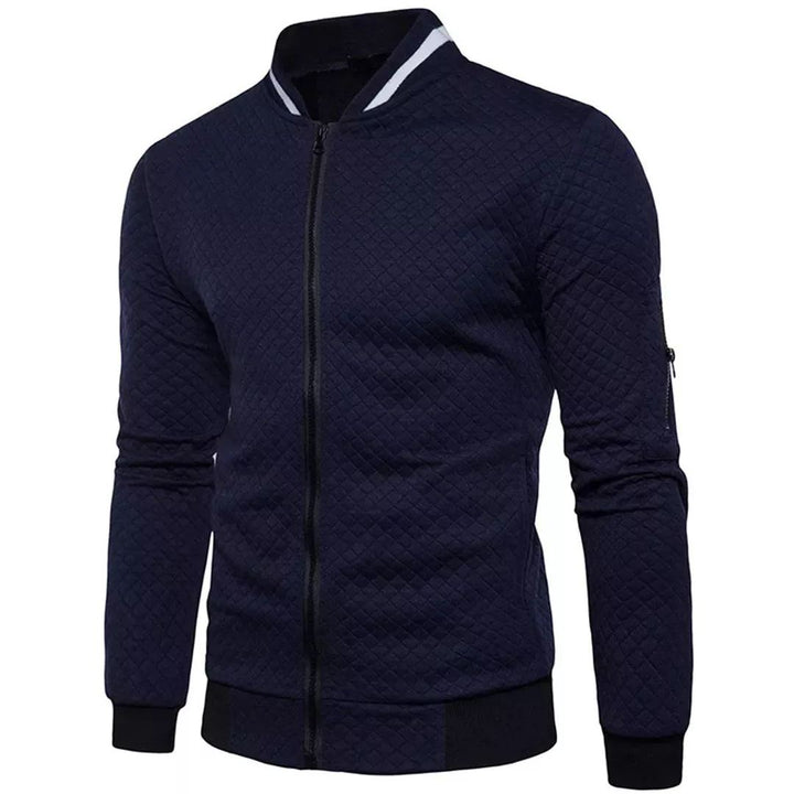 Drune | Jacquard Zip-Bomberjacke