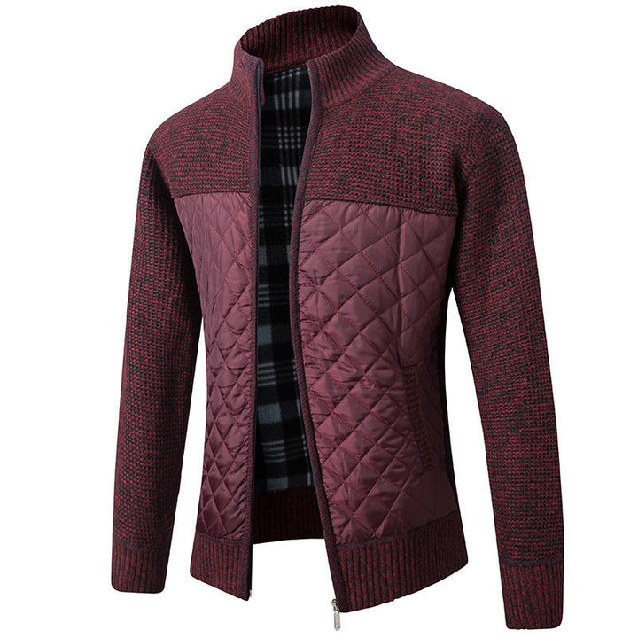 Drune | Strickjacke mit Stehkragen