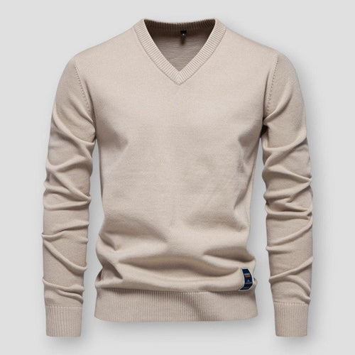 Drune | Bequemer Herbstpullover mit V-Ausschnitt für Herren