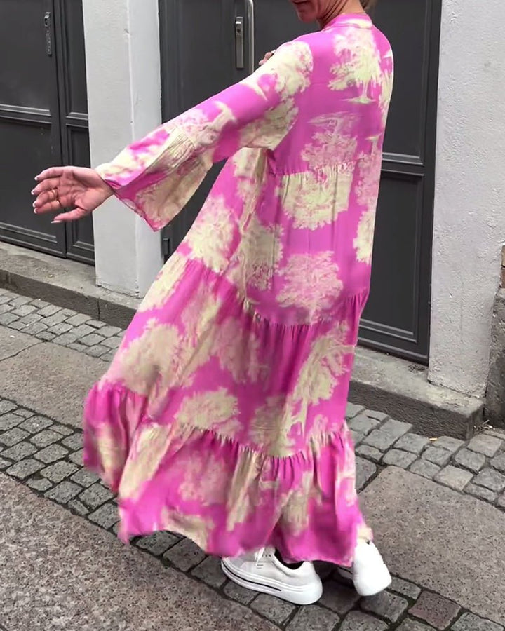 Drune | Lange Elegante Fließkleid