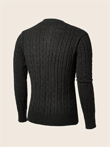 Drune | Lässiger Herren-Pullover mit Knöpfen