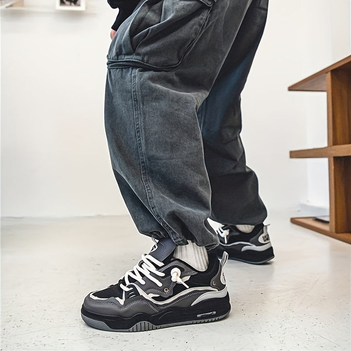 Drune | Herren Stilvolle Schnür Skate Sneaker mit