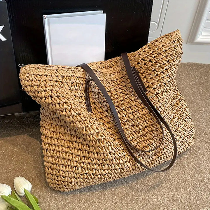 Drune - große gewebte Tragetasche | Tasche im Bohemian-Beachy-Stil