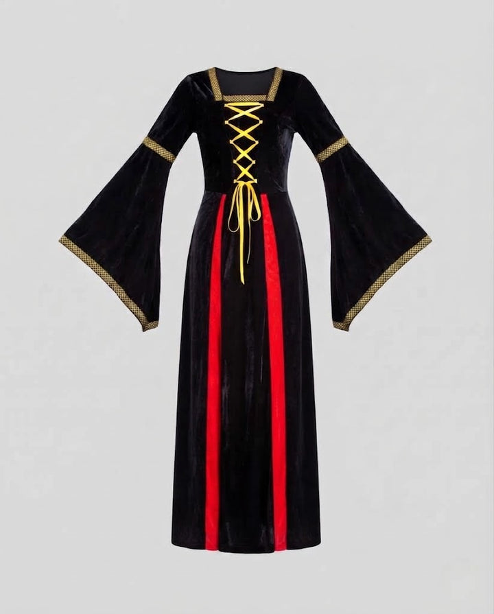 Frauen Mittelalter Zauberer Kleid Drune