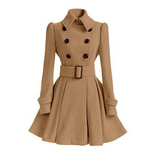 Drune | Damen Doppelreiher Windbreaker Trenchcoat