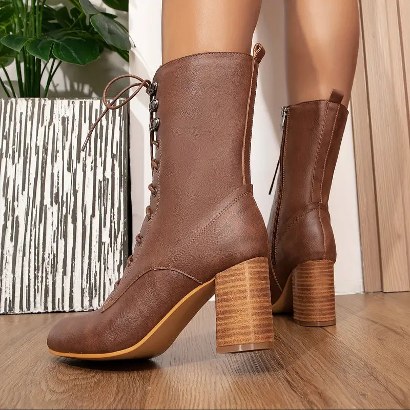 Drune | Samt Stiefeletten für Frauen