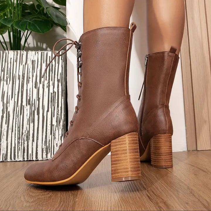 Drune | Samt Stiefeletten für Frauen