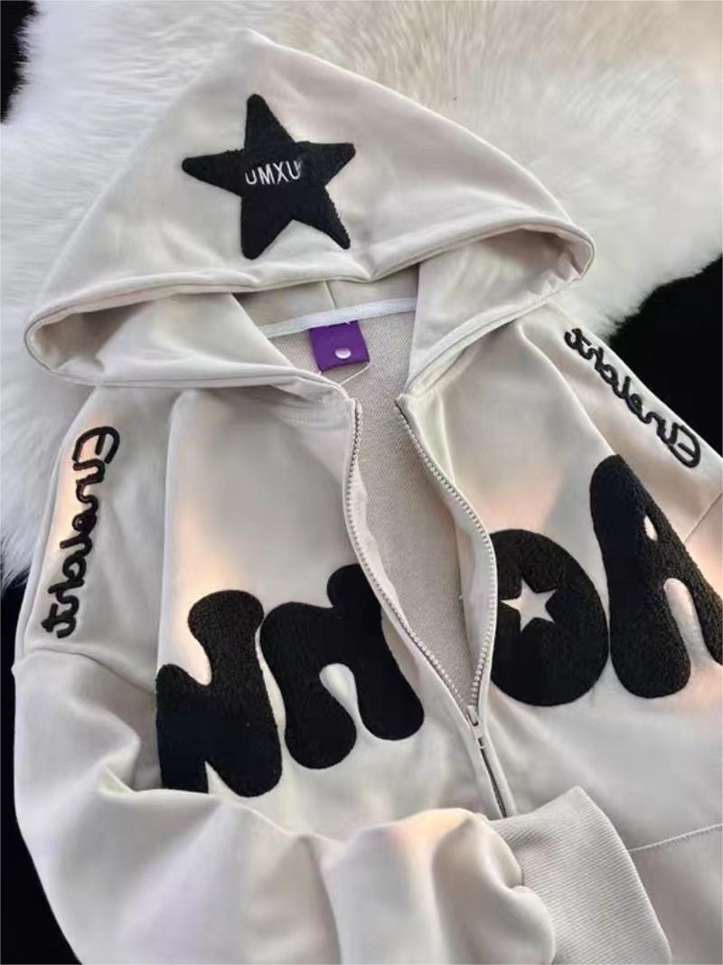 Drune | oversized Hoodie mit Buchstabenprint