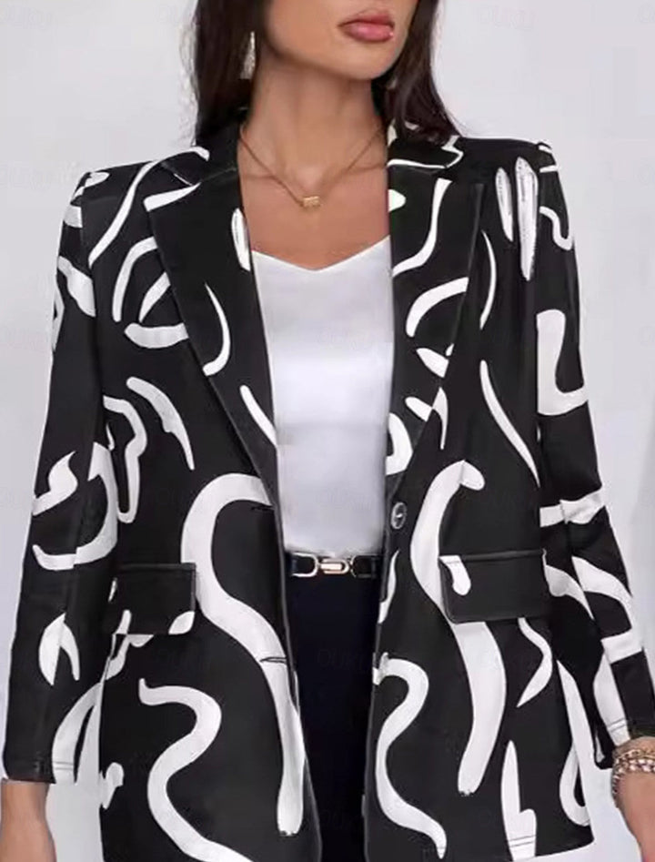 Drune | Stilvolle Damen Blazer mit Print