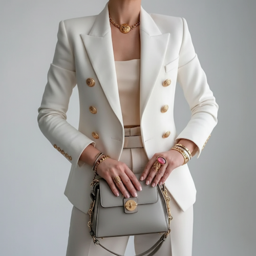 Drune | Damen Doppelreihiger Blazer