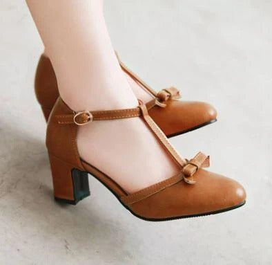 Drune | Damen Vintage-Schuhe Braun